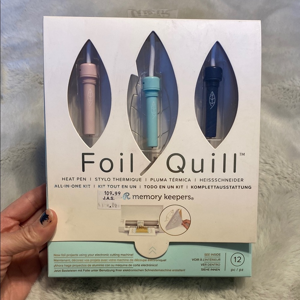 Foil Quill Heat Pen Set - Pink, Blue, Navy